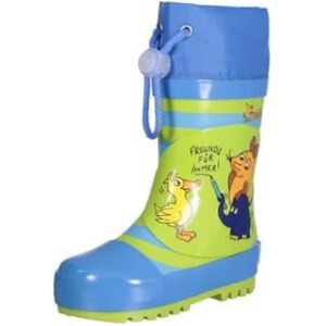 Playshoes Bottes enfant caoutchouc amis pour la vie bleu