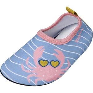 Playshoes Chaussons de bain enfant crabe bleu rose