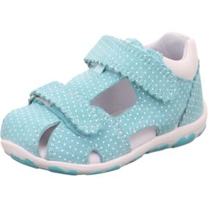 superfit Sandales enfant Fanni vert clair/blanc, largeur moyenne