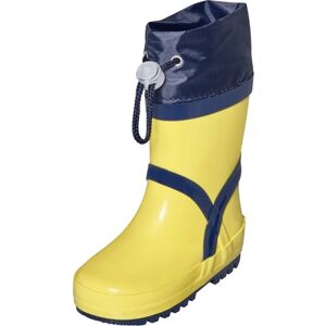 Playshoes Bottes en caoutchouc Basic doublees jaune