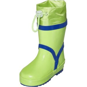 Playshoes Bottes en caoutchouc Basic doublées vertes 27