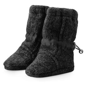 mamalila Bottines en laine polaire Newborn anthracite