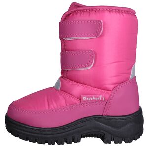 Playshoes Bottes d'hiver avec velcro rose