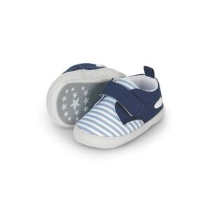 Sterntaler Chaussure bébé à rayures bleue
