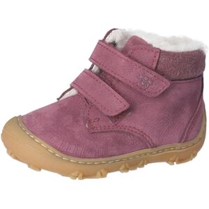 PEPINO Chaussures basses enfant scratch Nico prune larges 23