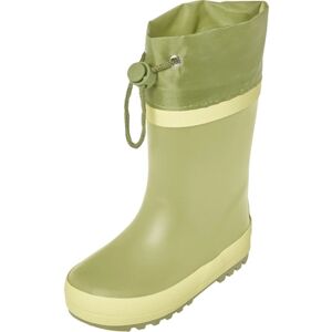 Playshoes Bottes en caoutchouc unies olive