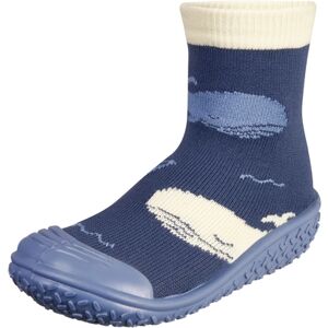 Playshoes Aqua-chaussette baleine marine