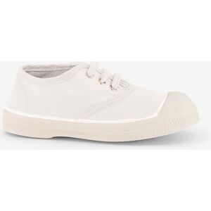 BENSIMON TENNIS LACETS ENFANT En coton OEKO-TEX BLANC 23,24,25,26,27,28,29,30,31,32,33,34,35