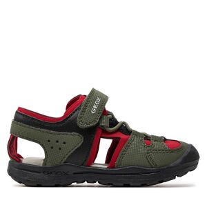 Sandales Geox J Vaniett Boy J455XA 015CE C3267 M Military/Red - Publicité