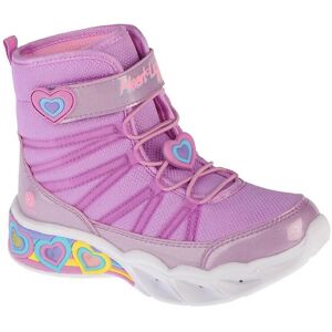 Skechers Sweetheart Lights, pour Fille, bottes d'hiver roses - Publicité