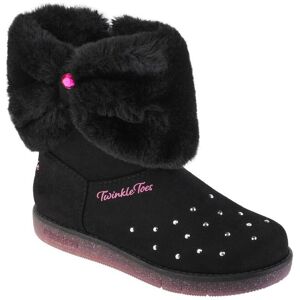 Skechers Glitzy Glam - Cosy Cuddlers, pour Fille noir Bottes d hiver - Publicité