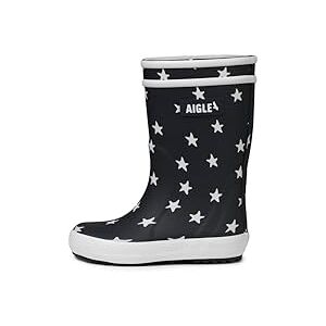 Aigle Lolly Pop Play2 Botte de Pluie, Multicolore Navy Star, 24 EU - Publicité