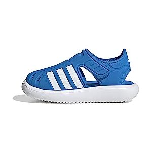 Adidas Water Sandal I, Sneaker Mixte bébé, FTWR White/Blue Rush, 24 EU - Publicité