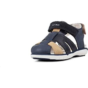 Geox Bébé garçon B Sandale Delhi Boy, Navy Ochre, 22 EU - Publicité