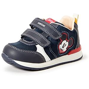 Geox Bébé Garçon B Rishon Boy B Premiers Pas, Navy/White, 21 EU - Publicité