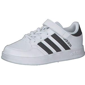 Adidas Mixte enfant Breaknet Chaussures de tennis, Noir Blanc Ftwbla Negbás Ftwbla, 28 EU - Publicité