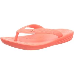 Fitflop Iqushion Tongs ergonomiques pour Enfants Tongues, Orange Fluo, 30 EU - Publicité