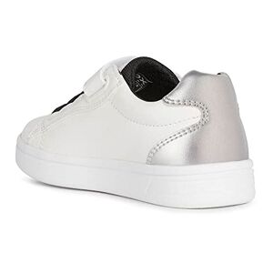 Geox Fille J Djrock Girl B Sneakers, White/Fluofuchsia, 31 EU - Publicité