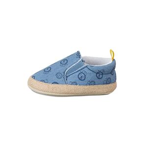 Sterntaler garçon Chaussure bébé Lion Semelle de Mocassin, Bleu Moyen, 18 EU - Publicité