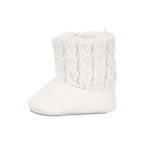 Sterntaler Fille Bottes bébé Tricot Chaussure, Ecru, 20 EU - Publicité