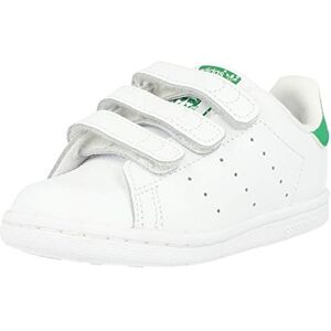 Adidas Originals Mixte Enfant Stan Smith CF Baskets, Blanc Footwear White Footwear White Green 01, 26 EU - Publicité