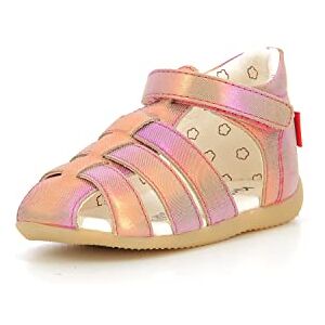 Kickers Garçon Unisex Kinder BIGFLO-2 Sandale, Rose Rainbow, 20 EU - Publicité