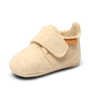Bisgaard Garçon Unisex Kinder Baby Wool First Walker Shoe, Crème, 20 EU - Publicité