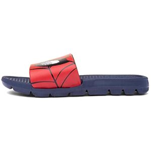 Marvel Sandales Spiderman pour enfants Chaussures d'été pour piscine et plage, Rouge/bleu marine, 30 EU - Publicité