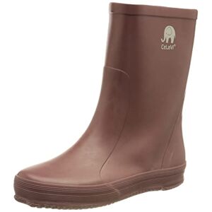 Celavi Garçon Unisex Kinder Basic Wellies Botte de Pluie, Rose/Marron, 25 EU - Publicité