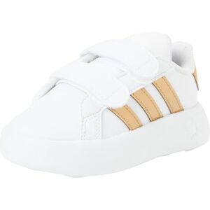 Adidas Grand Court 2.0 CF I Basket, FTWR White/Matte Copper/Matte Gold, 27 EU - Publicité