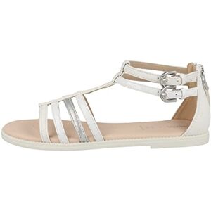 Geox Fille J Sandal Karly Girl Sandales, White, 28 EU - Publicité