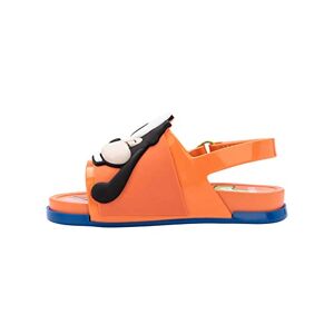 melissa MINI BEACH SLIDE SANDAL + 52050 ORANGE/BEIGE ACCESSOIRE 22/23 EUR, orange, 22/22.5 EU - Publicité