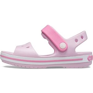 Crocs Sandales Crocband, sandales unisexes pour enfants, légères et bien ajustées, rose ballerine, taille 20-21 EU - Publicité