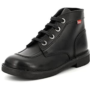 Kickers KICK COL Botte Bottines souple pour Mixte Enfant, Noir Piqure Noire, 40 EU - Publicité