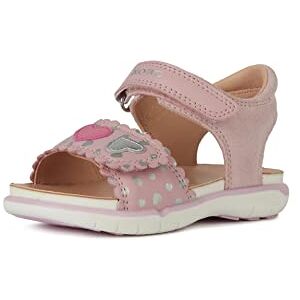 Geox Bébé Fille B Sandal Delhi Girl, Rose Silver, 20 EU - Publicité