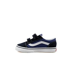 Vans Mixte Enfant Old Skool V Chaussures Premiers Pas, Bleu (Navy), 21 - Publicité