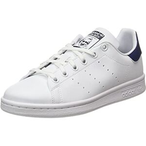 Adidas Mixte enfant Stan Smith Sneaker, Cloud White Cloud White Dark Blue, 38 EU - Publicité