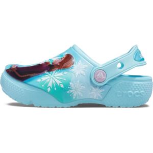 Crocs Sabots pour Enfant Unisexe FL Disney La Reine des Neiges II, Bleu Glace, 20 EU - Publicité