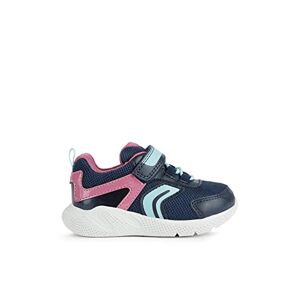Geox Bébé Fille B Sprintye Girl B Sneakers, Navy/Fuchsia, 25 EU - Publicité