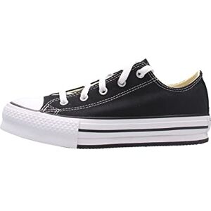 Converse Chuck Taylor All Star EVA Lift Canvas Platform Sneaker, Black/White/Black, 29 EU - Publicité