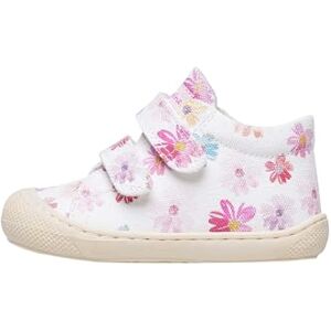 Naturino Cocoon VL-Chaussures Premiers Pas en Tissu avec imprimé Floral, Blanc 27 - Publicité