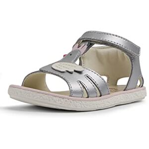 Camper Bébé Fille Miko First Walker-K800471 Sandale en T, Gris, 20 EU - Publicité