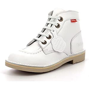 Kickers KICK COL Botte Bottines souple pour Mixte Enfant, Blanc, 28 EU - Publicité