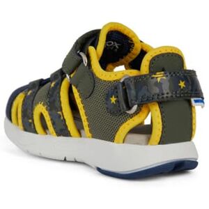 Geox Bébé garçon B Sandal Multy Boy B, Jaune Ocre Militaire, 20 EU - Publicité