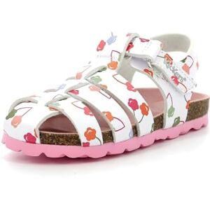 KICKERS Garçon Unisex Kinder SUMMERTAN Sandale, Blanc Cerise, 28 EU - Publicité