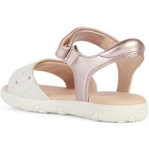 Geox J Sandal Haiti Girl, Old Rose Off White, 28 EU - Publicité