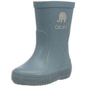 CELAVI Basic Wellies Solid Rain Boot pour garçon - Bleu fumé, 25 EU - Publicité