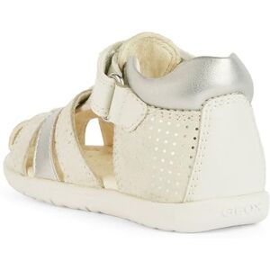 Geox Bébé Fille B Sandal Macchia Gir, Blanc cassé Lt Silver, 22 EU - Publicité