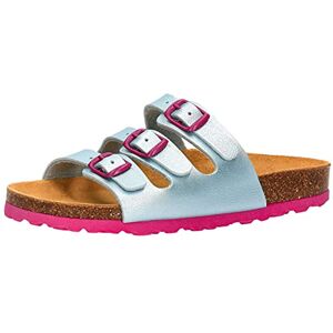 Lico Bioline Kids Mules pour fille, argent, 36 EU, argenté, 36 EU - Publicité