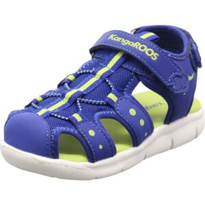 KangaROOS Garçon Unisex Kinder K-Mini Sandale, Bleu Marine/Citron Vert, 22 EU - Publicité